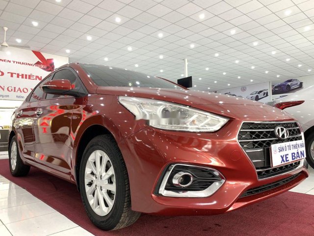 Bán Hyundai Accent sản xuất năm 2018, màu đỏ còn mới, giá tốt