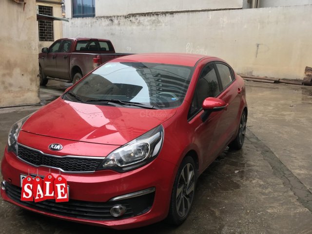 Bán Kia Rio AT 2015 màu đỏ, đã đi 3.5 vạn km