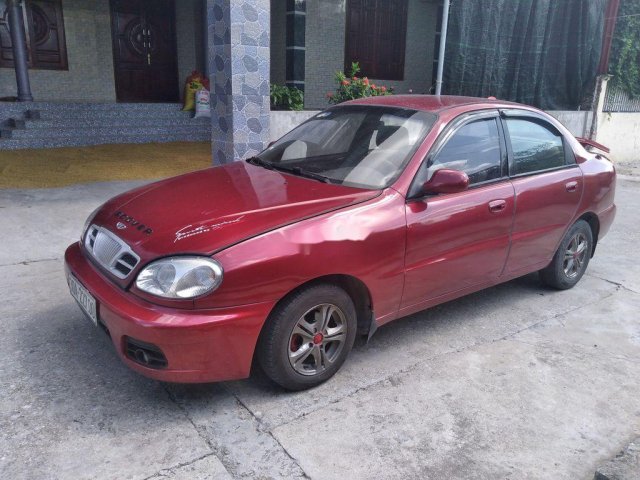 Bán Daewoo Lanos năm sản xuất 2003, màu đỏ, nhập khẩu chính chủ, 66 triệu