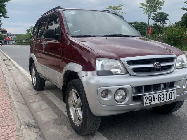 Cần bán xe Daihatsu Terios 4x4 MT đời 2005, màu đỏ