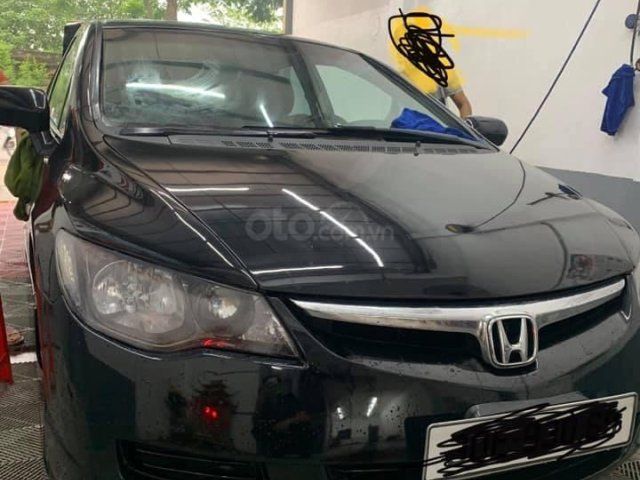 Bán Honda Civic đời 2008, màu đen số tự động, 260tr0