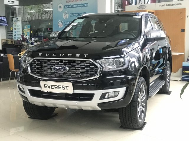 Bán ô tô Ford Everest Titanium 2.0 2021, sẵn đủ màu xe, hỗ trợ vay 80% giá xe, hoàn thiện lăn bánh, giao xe tận nơi