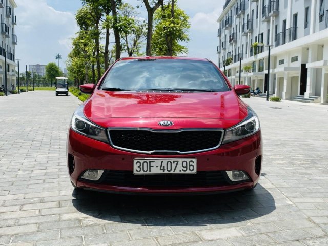 Bán Kia Cerato sản xuất 2018 đỏ vành xoắn bản cao cấp0