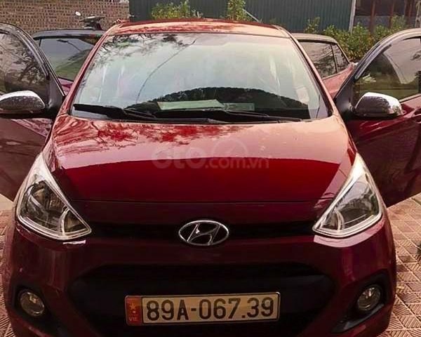 Cần bán gấp Hyundai Grand i10 năm sản xuất 2015, màu đỏ, nhập khẩu  