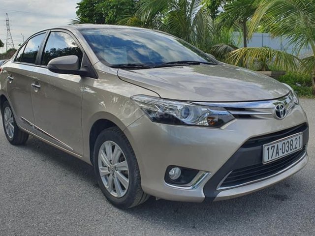 Bán ô tô Toyota Vios sản xuất 2015, màu vàng còn mới, 418 triệu