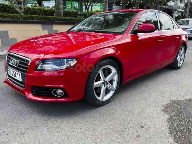 Bán ô tô Audi A4 2.0 đời 2009, màu đỏ, nhập khẩu còn mới