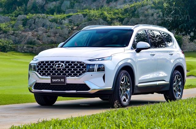 [Giảm 50% thuế trước bạ] New Hyundai SantaFe 2021, giảm 50% thuế trước bạ, bao giá toàn quốc, sẵn xe giao ngay