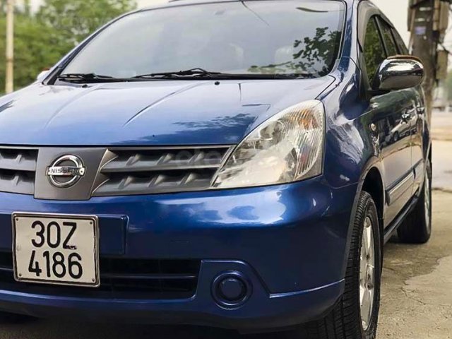 Bán xe Nissan Grand livina 1.8 MT sản xuất 2010, màu xanh lam còn mới, 265tr