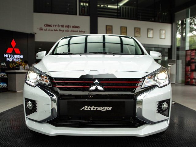 Bán Mitsubishi Attrage đời 2021, màu trắng, xe nhập