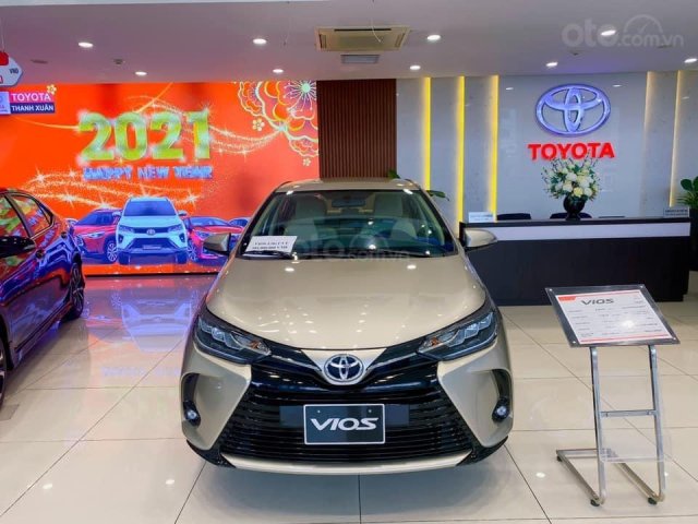 [Đại lý Toyota] Toyota Vios 2021,  nhận xe với 95tr, đứng đầu doanh số mẫu xe phân khúc B, hỗ trợ bank 80% giá trị xe0