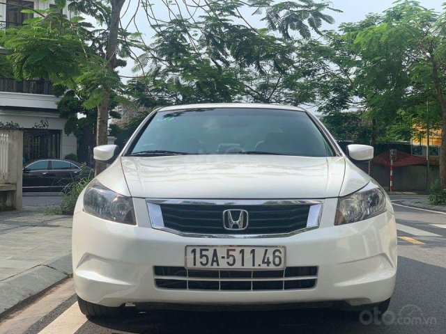 Cần bán gấp Honda Accord năm sản xuất 2009, màu trắng, nhập khẩu, giá 485tr