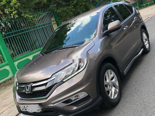 Bán Honda CR V đời 2015, màu nâu