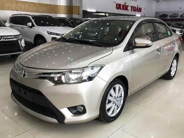 Cần bán gấp Toyota Vios 1.5E sản xuất 2018, màu vàng chính chủ, giá tốt