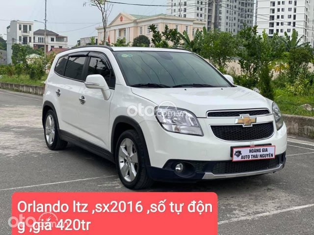 Cần bán gấp Chevrolet Orlando LTZ sản xuất 2016, màu trắng số tự động