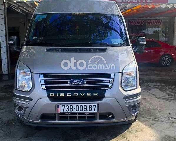 Bán Ford Transit Luxury đời 2018, màu bạc như mới0