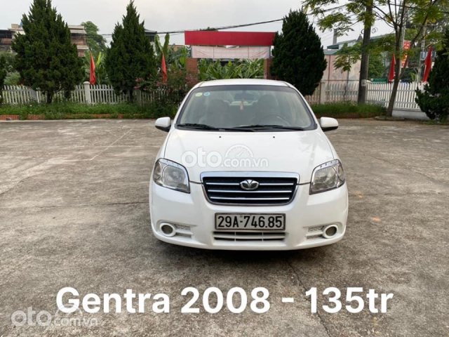 Bán Daewoo Gentra 2008, màu trắng còn mới, 135tr0