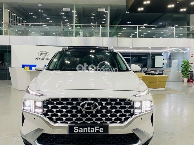 Hyundai SantaFe 2021 tặng thẻ dịch vụ Vip trọn đời, ưu đãi tiền mặt, trả góp 85%, giao xe ngay0