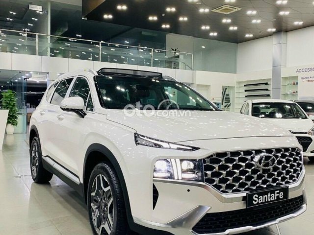 Bán Hyundai SantaFe 2021 đỉnh cao phân khúc SUV giảm 15 triệu tiền mặt trừ thẳng vào giá, trả góp tới 85%, xe giao ngay0