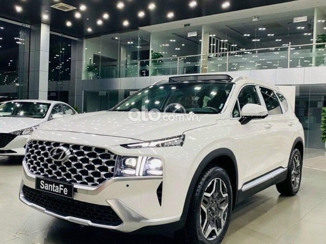 Hyundai SantaFe 2021 đỉnh cao phân khúc SUV giảm 15 triệu tiền mặt trừ thẳng vào giá, trả góp tới 85%, xe giao ngay0