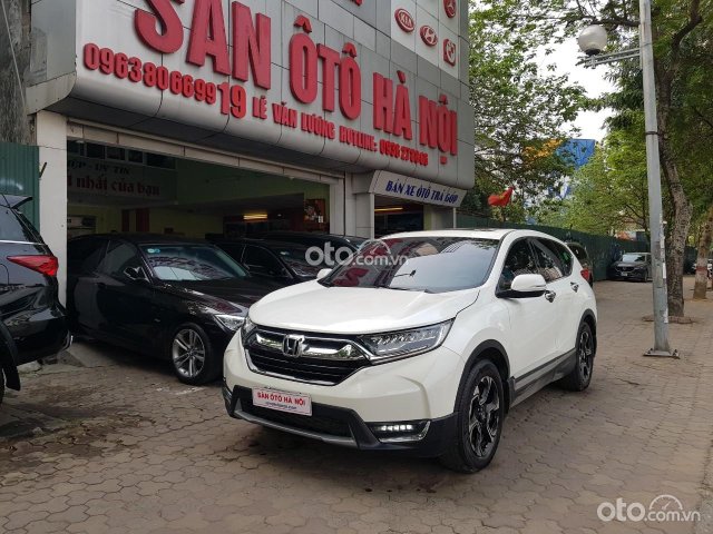 Sàn ô tô Hà Nội bán Honda CRV 1.5 Turbo bản L, sx 2018, màu trắng, xe tư nhân chính chủ0