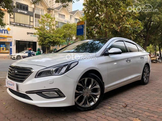 Bán xe Hyundai Sonata đời 2014, màu trắng0