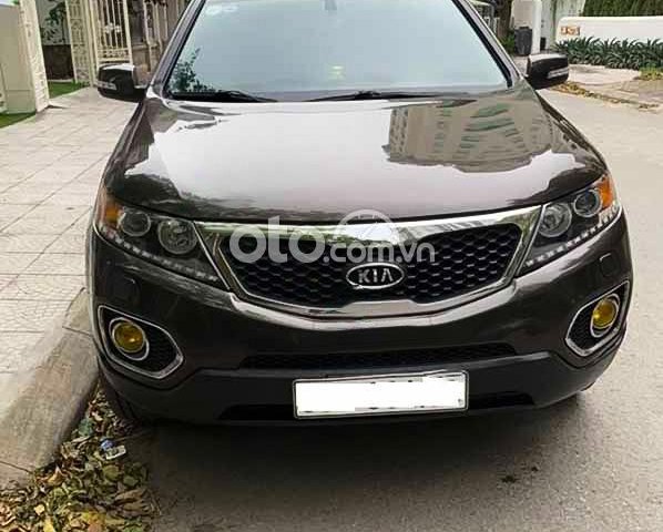 Bán xe Kia Sorento GATH sản xuất năm 2014, màu nâu 0