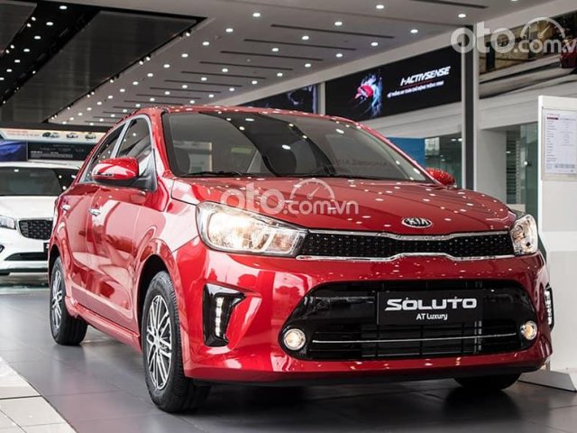 Bán ô tô Kia Soluto MT năm sản xuất 2021, màu đỏ giá cạnh tranh0
