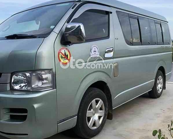 Bán xe Toyota Hiace đời 2008, màu xanh lam, nhập khẩu  