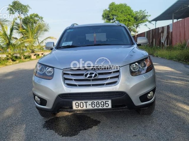 Bán ô tô Hyundai Santa Fe đời 2009, màu bạc, nhập khẩu nguyên chiếc số tự động, giá chỉ 528 triệu