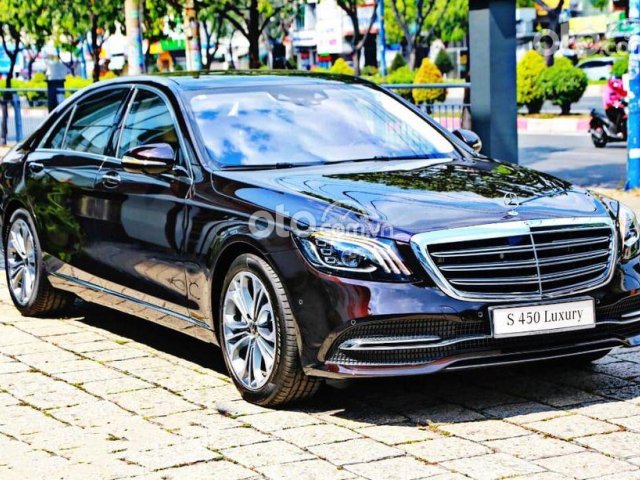 Bán Mercedes S450 Luxury năm 2021, màu đen0