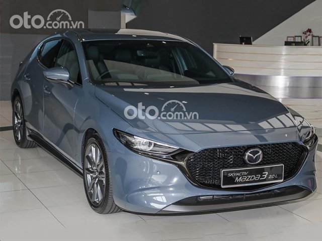 Bán xe Mazda 3 Sport 2.0L Signature Luxury đời 2021, màu xanh0