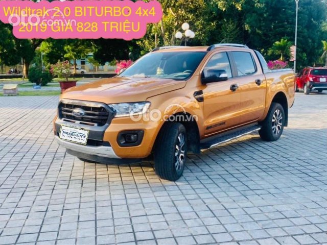 Cần bán xe Ford Ranger wildtrak biturbo 4x4 năm sản xuất 2019 số tự động, 828 triệu0