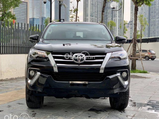 Bán Toyota Fortuner 2.8V 4x4 AT đời 2018, màu đen, nhập khẩu số tự động