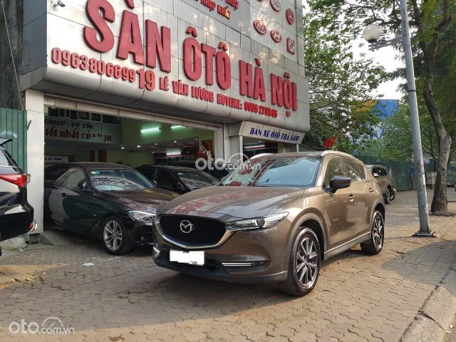Sàn ô tô Hà Nội bán Mazda CX5 2.5 bản full màu nâu, sx 2018, xe tư nhân chính chủ một chủ từ đầu