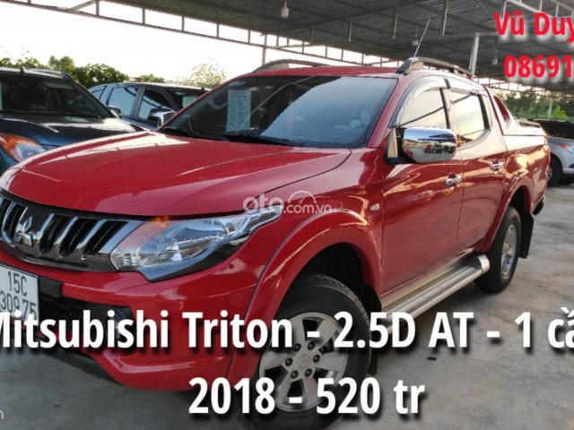 Bán Mitsubishi Triton 2.5D AT đời 2018, màu đỏ0