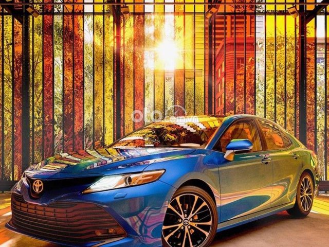 Bán ô tô Toyota Camry 2.5Q sản xuất năm 2021, màu xanh lam0