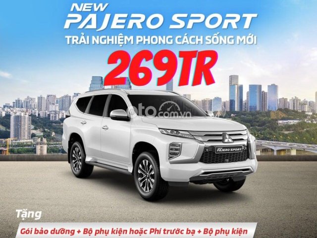 Bán Mitsubishi Pajero Sport 4x4 AT đời 2021, màu trắng