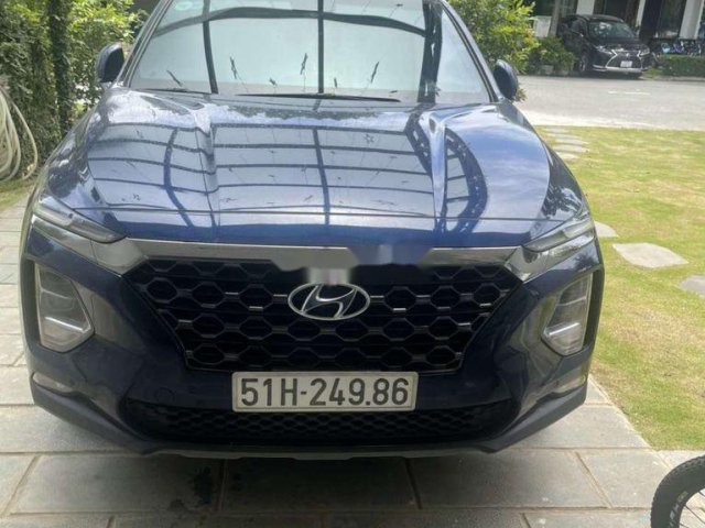 Bán xe Hyundai Santa Fe sản xuất 2018, màu xanh lam, nhập khẩu nguyên chiếc0