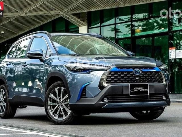 Bán xe Toyota Corolla Cross 1.8 HV năm 2021, màu xanh lam0