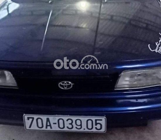 Cần bán lại xe Toyota Camry đời 1990, màu xanh lam, nhập khẩu0