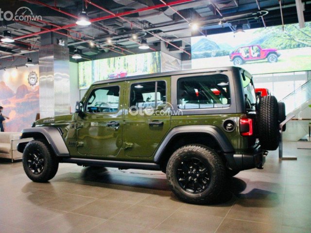 Cần bán Jeep Wrangler Willys 2.0 4x4 AT năm 2021, màu xanh lam, xe nhập0