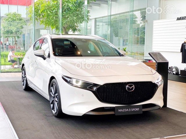 Bán ô tô Mazda 3 Sport 1.5L Luxury sản xuất 2021, màu trắng, 744 triệu0