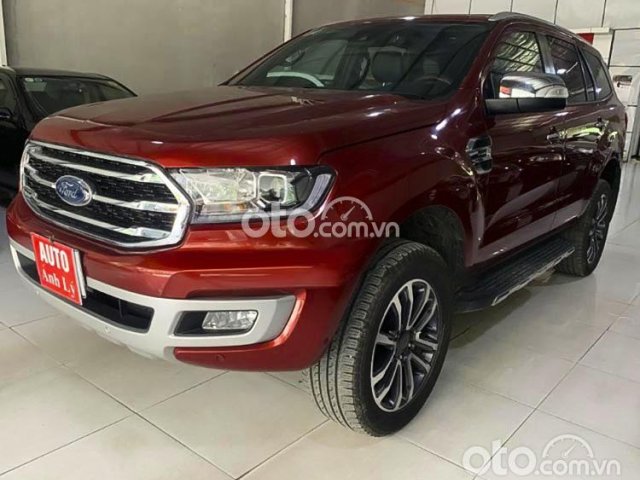 Cần bán xe Ford Everest Titanium 2.0L 4x4 AT sản xuất năm 2020, màu đỏ, nhập khẩu nguyên chiếc còn mới0