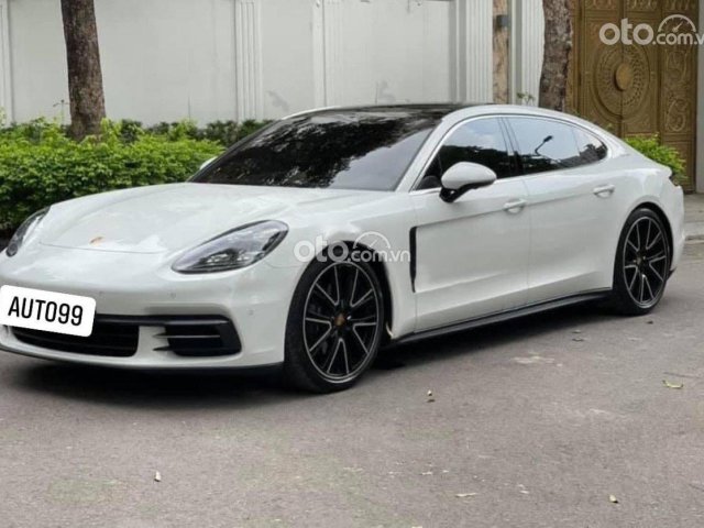 Bán Porsche Panamera 4 Executive 2018, màu trắng hình thức đẹp0