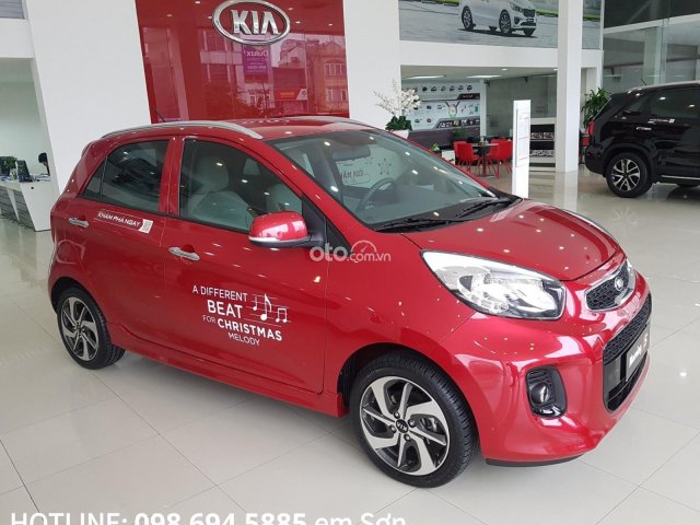 Bán xe Kia Morning AT đời 2021, màu đỏ, 430tr0