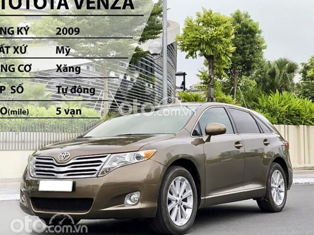 Bán xe Toyota Venza 2009, màu vàng, xe nhập còn mới, 575tr