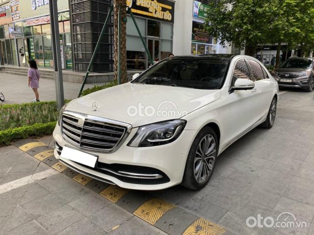 Cần bán lại xe Mercedes S450 Luxury năm 2017, màu trắng số tự động