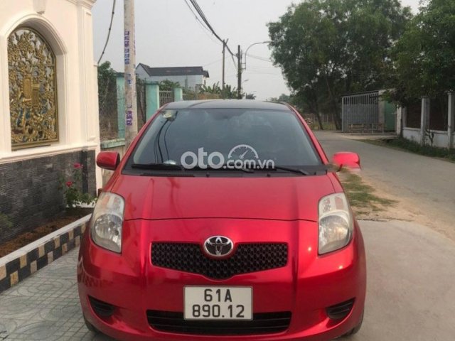 Bán ô tô Toyota Yaris năm sản xuất 2007, màu đỏ, nhập khẩu, giá tốt0