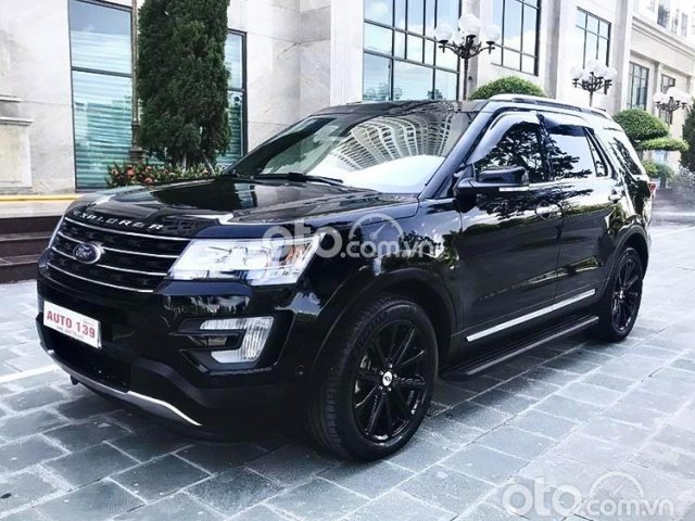 Bán Ford Explorer 2.3 Ecoboost sản xuất năm 2016, màu đen, xe nhập0