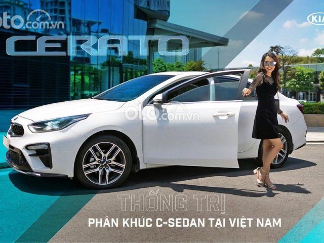 Bán xe Kia Cerato 1.6 MT 2021, màu trắng giá cạnh tranh